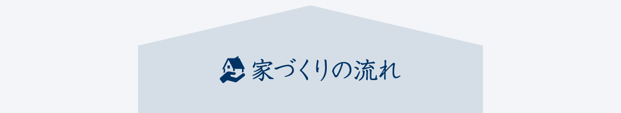 家づくりの流れ