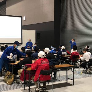 2日目の競技開始前説明会