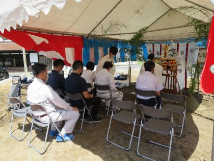 地鎮祭がありました イメージ