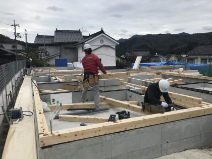 明日、棟上げです イメージ