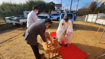 地鎮祭がありました イメージ