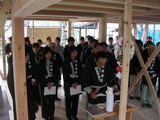 橋本建設　県産材　自然素材の長期優良住宅　上棟式