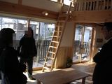 自然素材の木造りの家　見学会