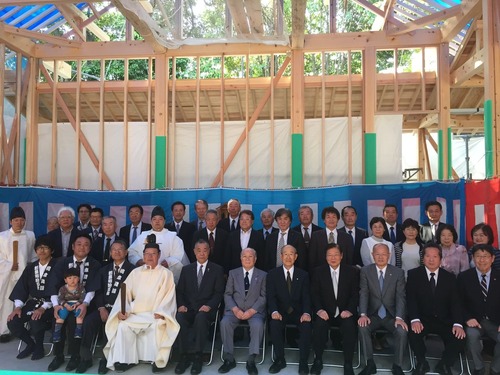 田中山神社　上棟祭　記念写真