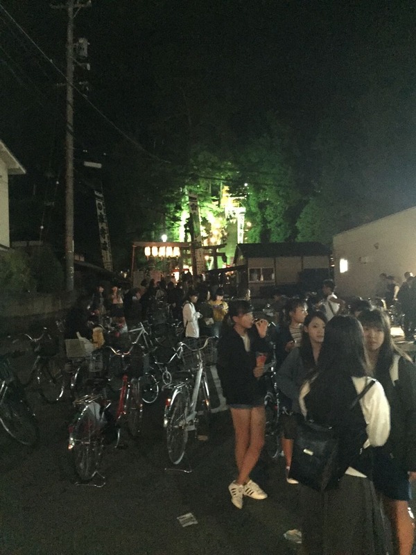 田中山神社　秋季祭　参拝者